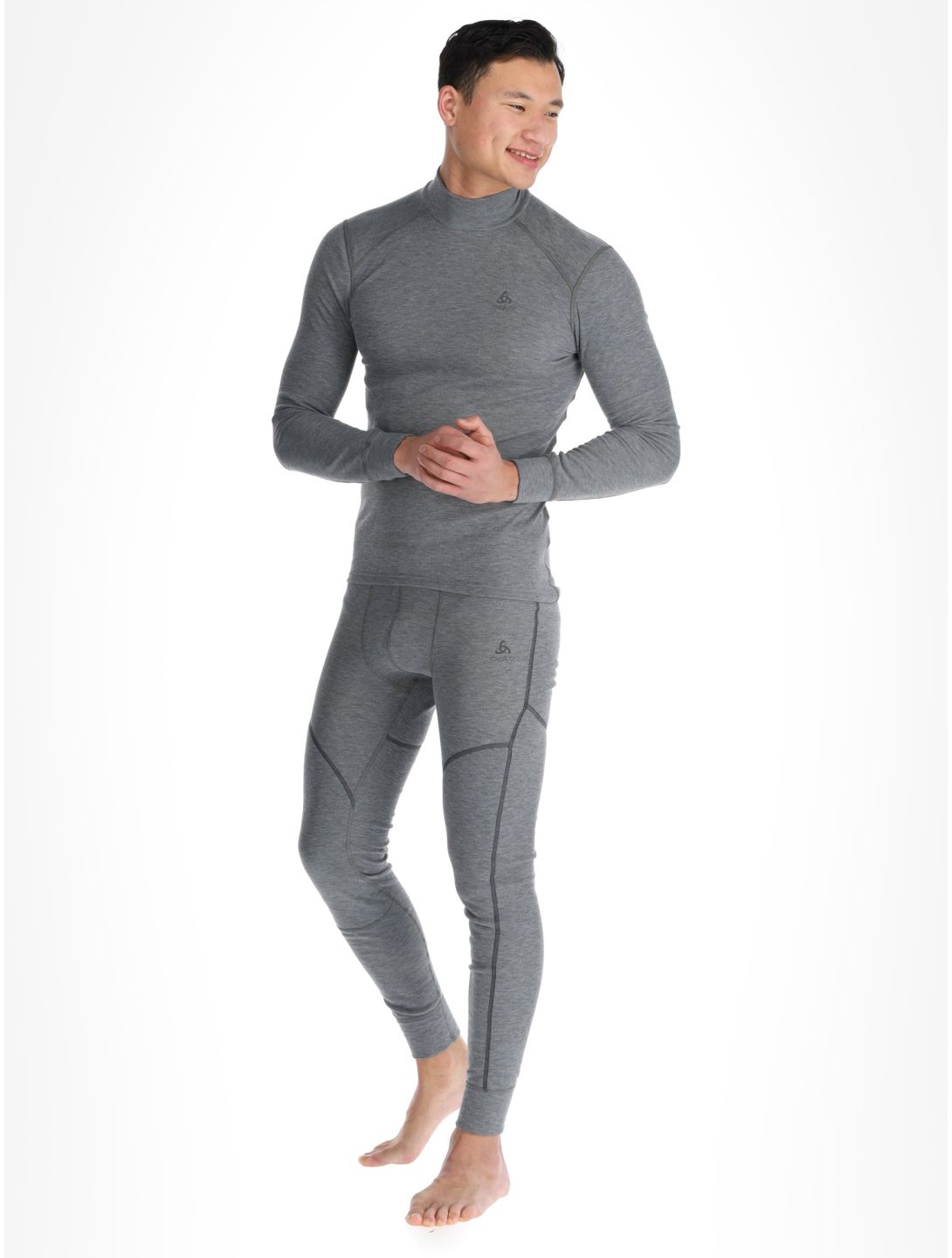 Odlo, Active Warm Eco thermal shirt men Odlo Steel Grey Melange grey 