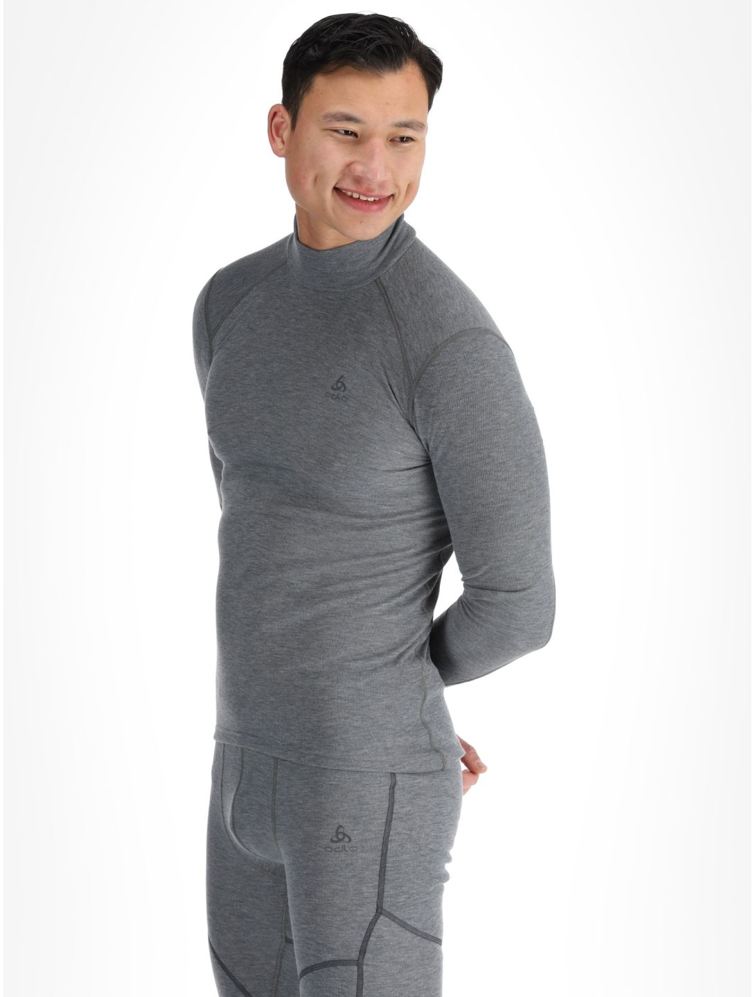 Odlo, Active Warm Eco thermal shirt men Odlo Steel Grey Melange grey 