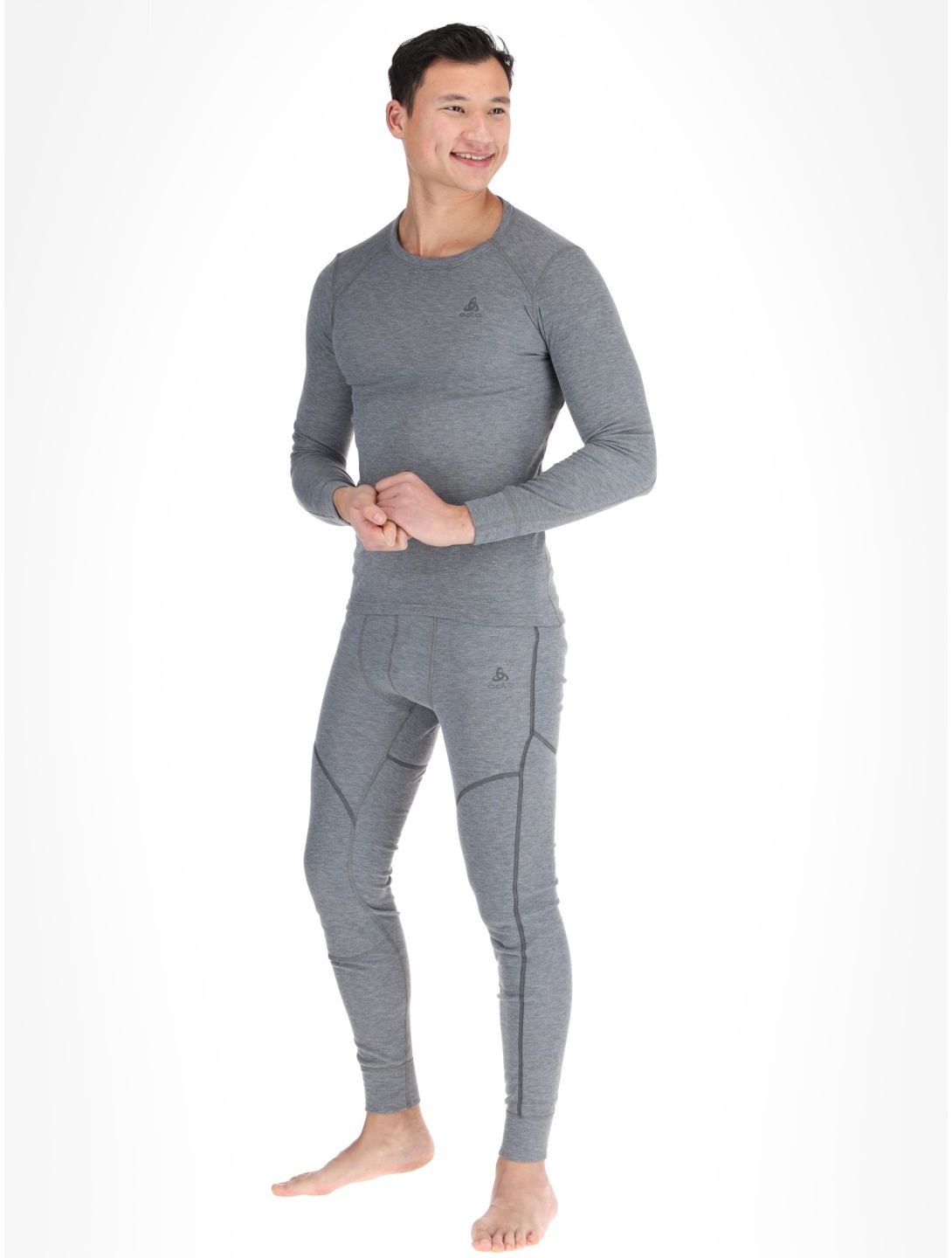 Odlo, Active Warm Eco thermal shirt men Odlo Steel Grey Melange grey 