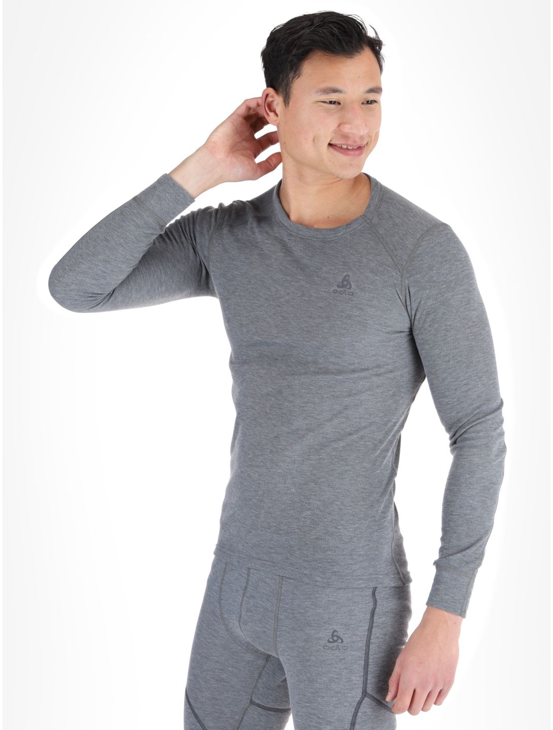 Odlo, Active Warm Eco thermal shirt men Odlo Steel Grey Melange grey 