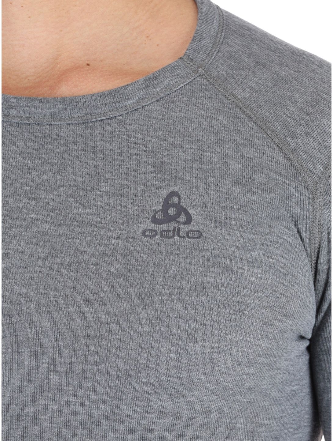 Odlo, Active Warm Eco thermal shirt men Odlo Steel Grey Melange grey 