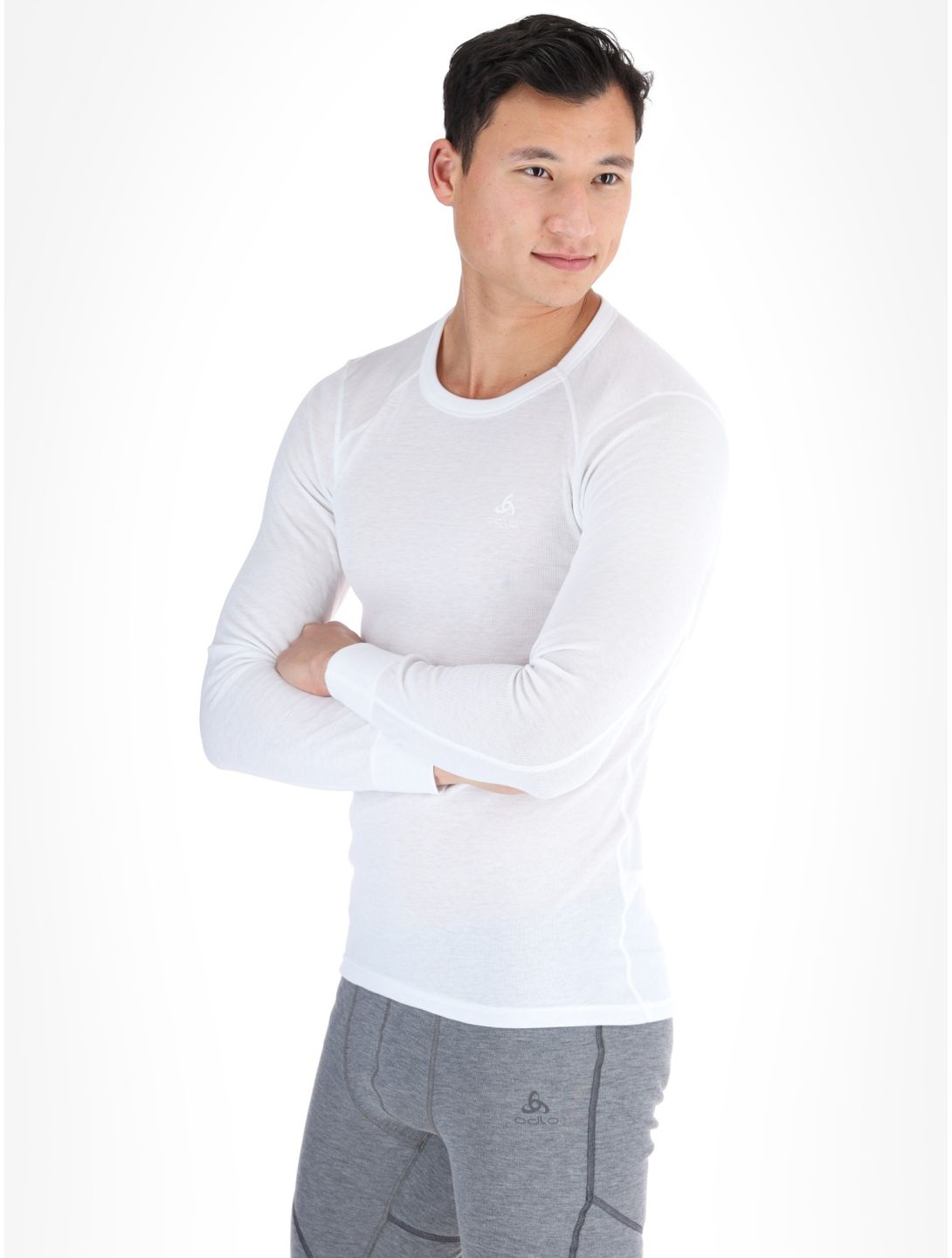 Odlo, Active Warm Eco thermal shirt men White white 