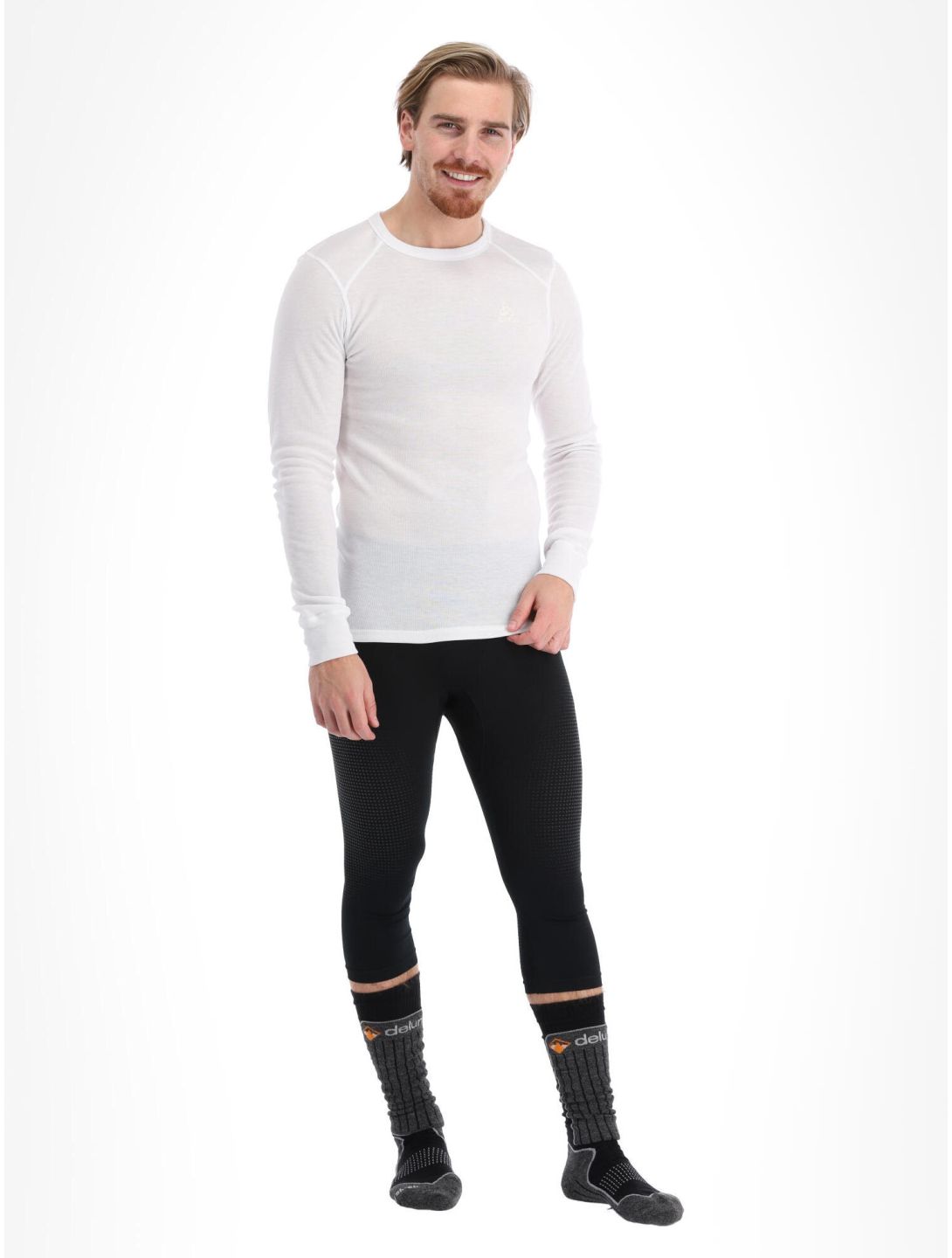 Odlo, Active Warm Eco thermal shirt men White white 