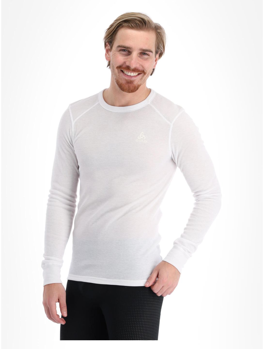 Odlo, Active Warm Eco thermal shirt men White white 