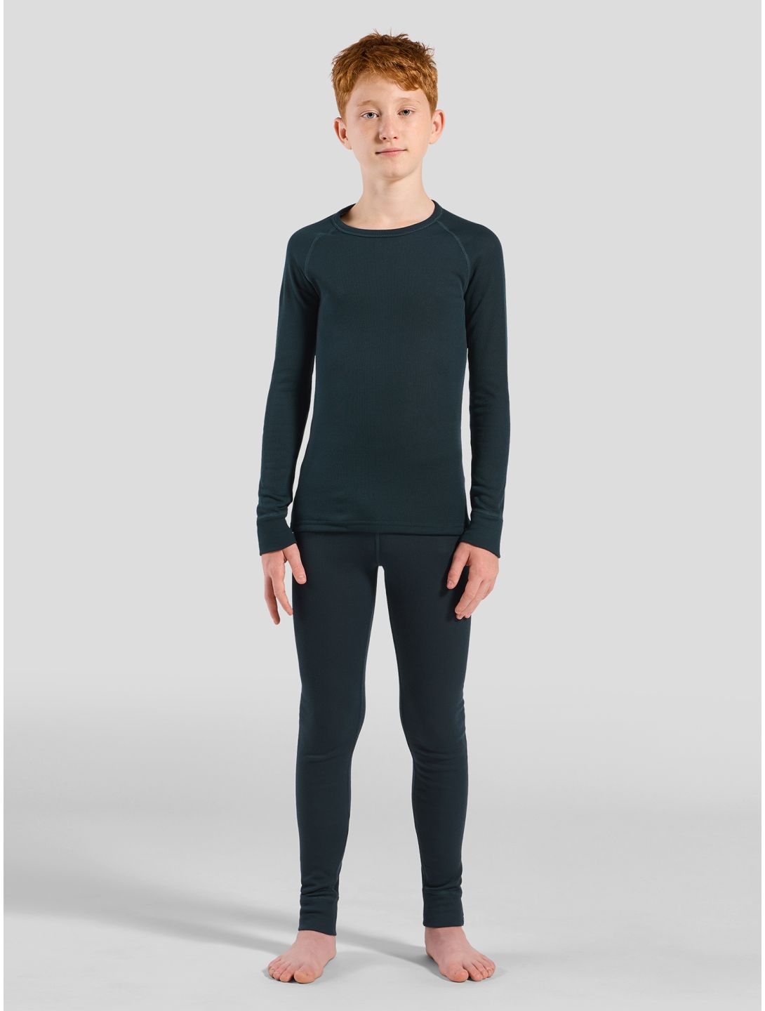 Odlo, Active Warm Eco thermal shirt kids Dark Sapphire blue 