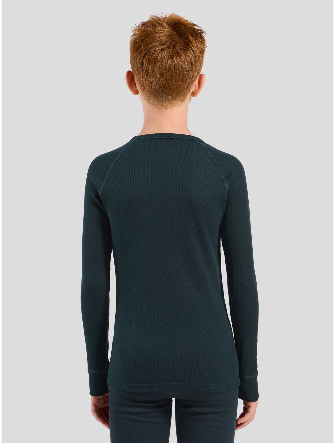 Odlo, Active Warm Eco thermal shirt kids Dark Sapphire blue 