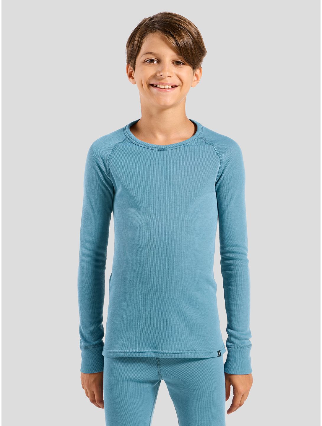 Odlo, Active Warm Eco thermal shirt kids Provincial Blue blue 