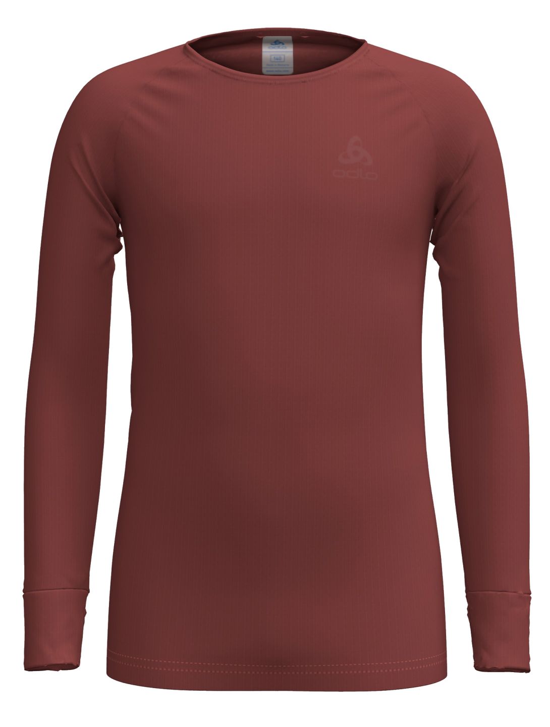 Odlo, Active Warm Eco thermal shirt kids Spiced Apple burgundy 