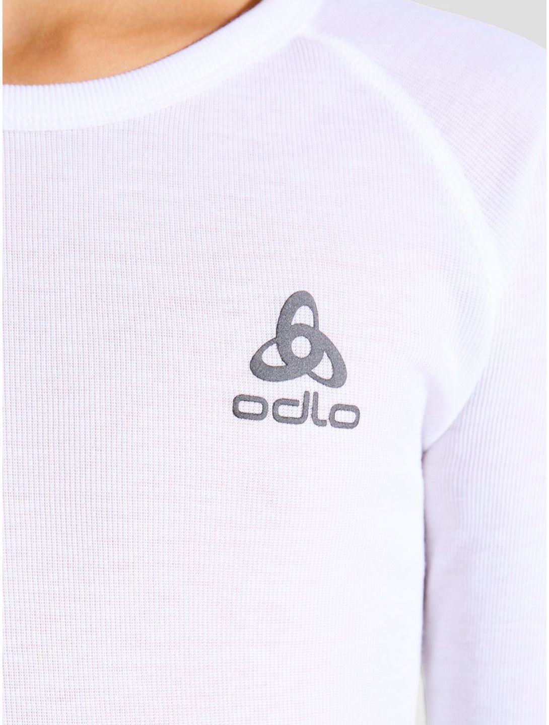 Odlo, Active Warm Eco thermal shirt kids White white 