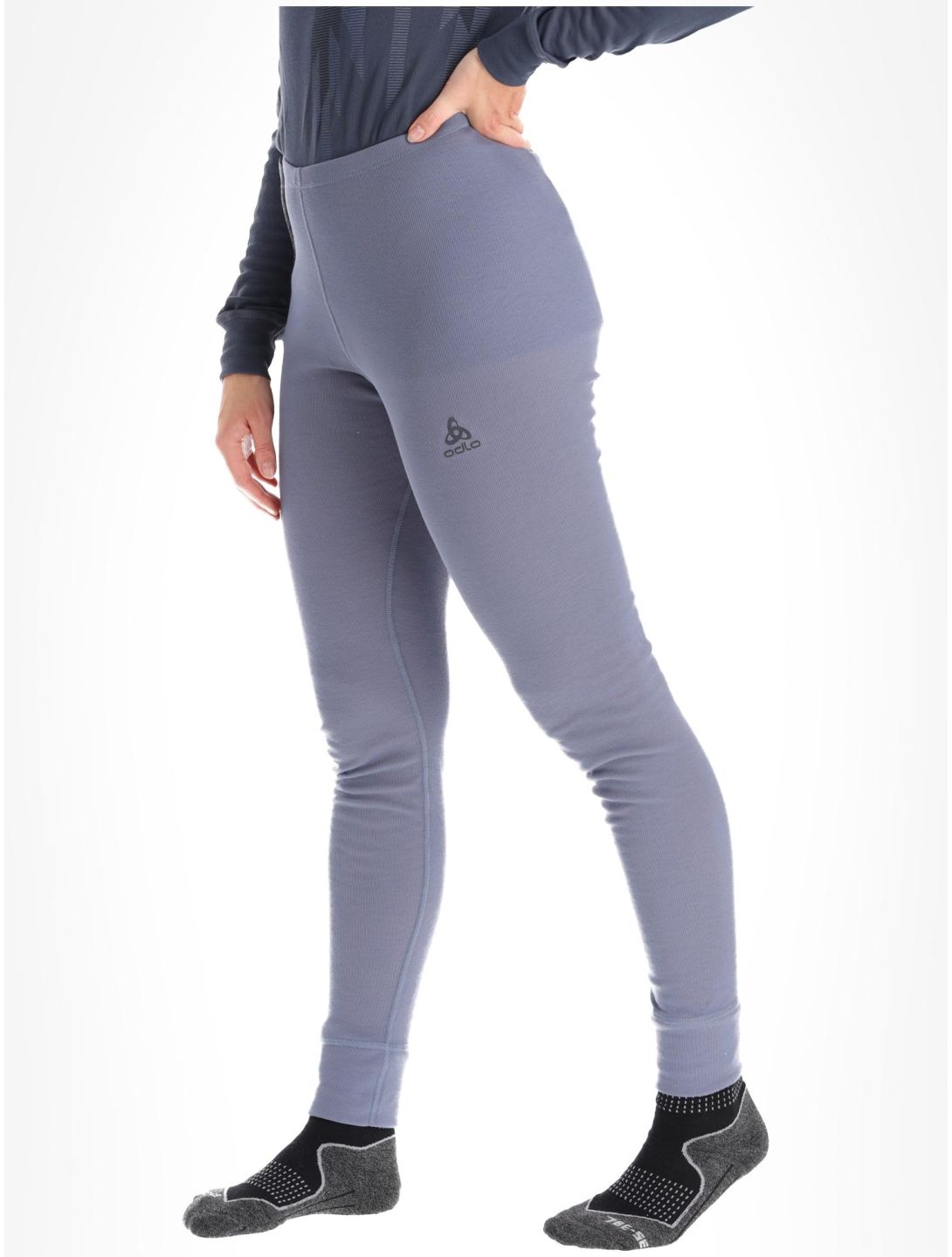 Odlo, Active Warm Eco thermal pants women Folkstone Gray grey 