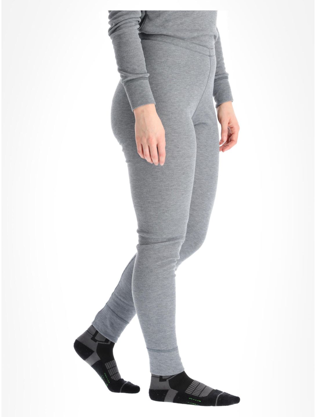 Odlo, Active Warm Eco thermal pants women Odlo Steel Grey Melange grey 