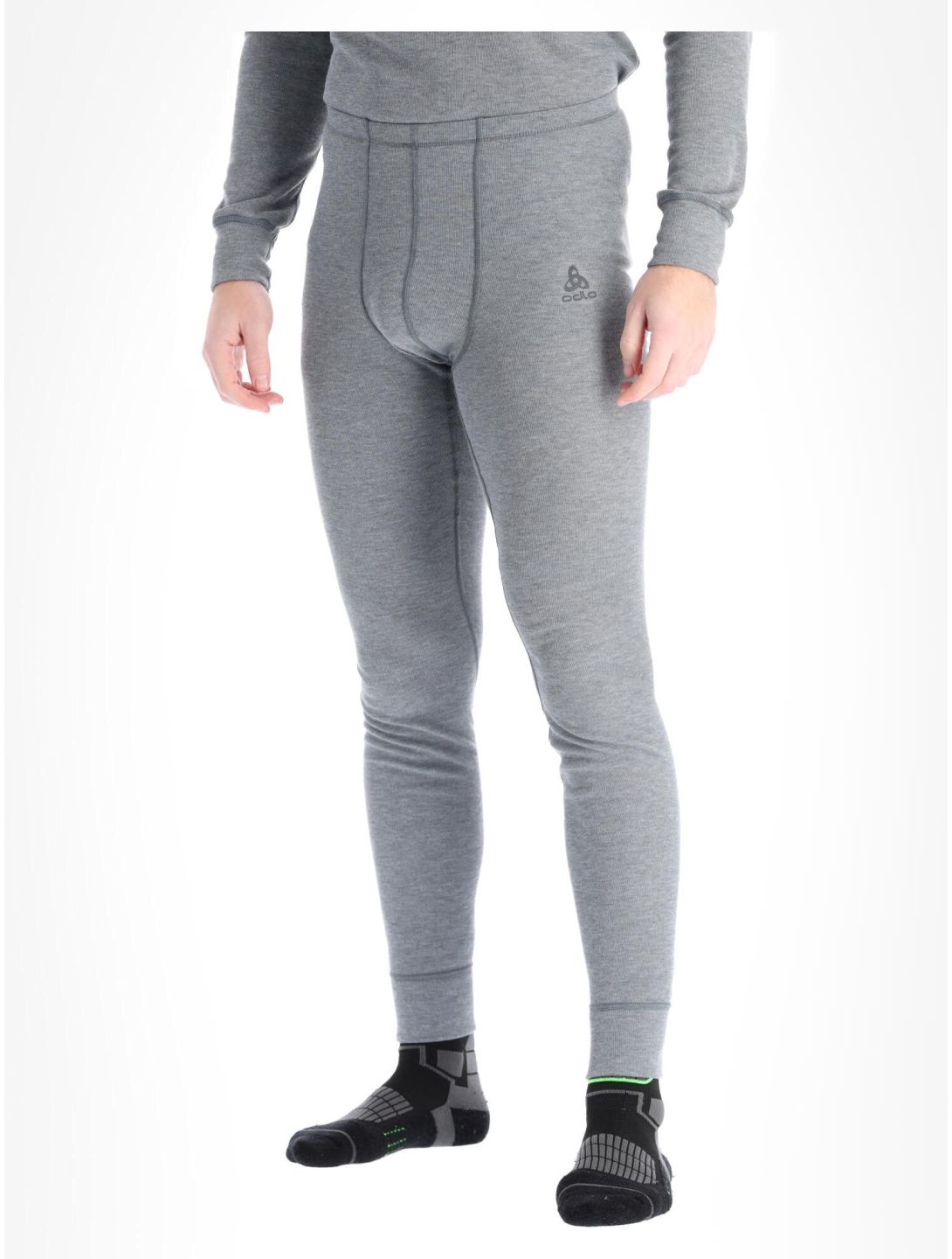 Odlo, Active Warm Eco thermal pants men Odlo Steel Grey Melange grey 