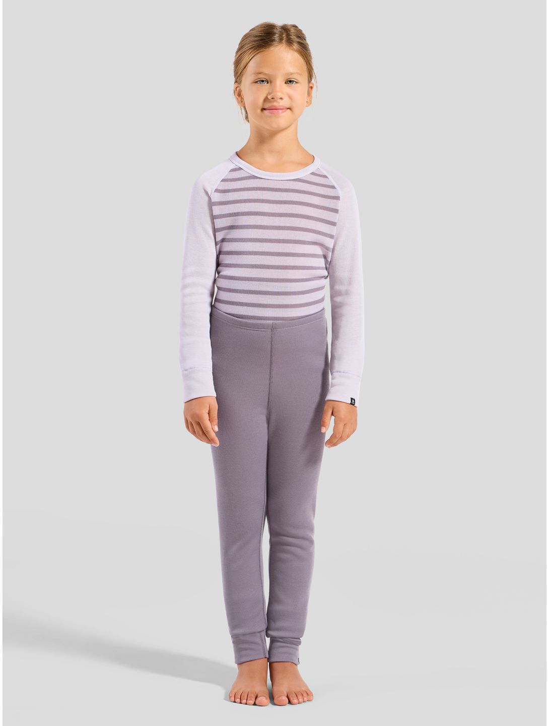 Odlo, Active Warm Eco thermal pants kids Gray Ridge grey 