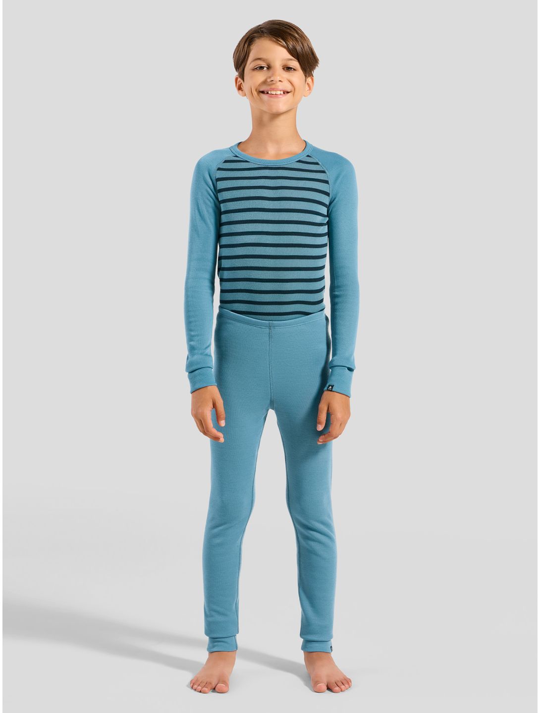 Odlo, Active Warm Eco thermal pants kids Provincial Blue blue 