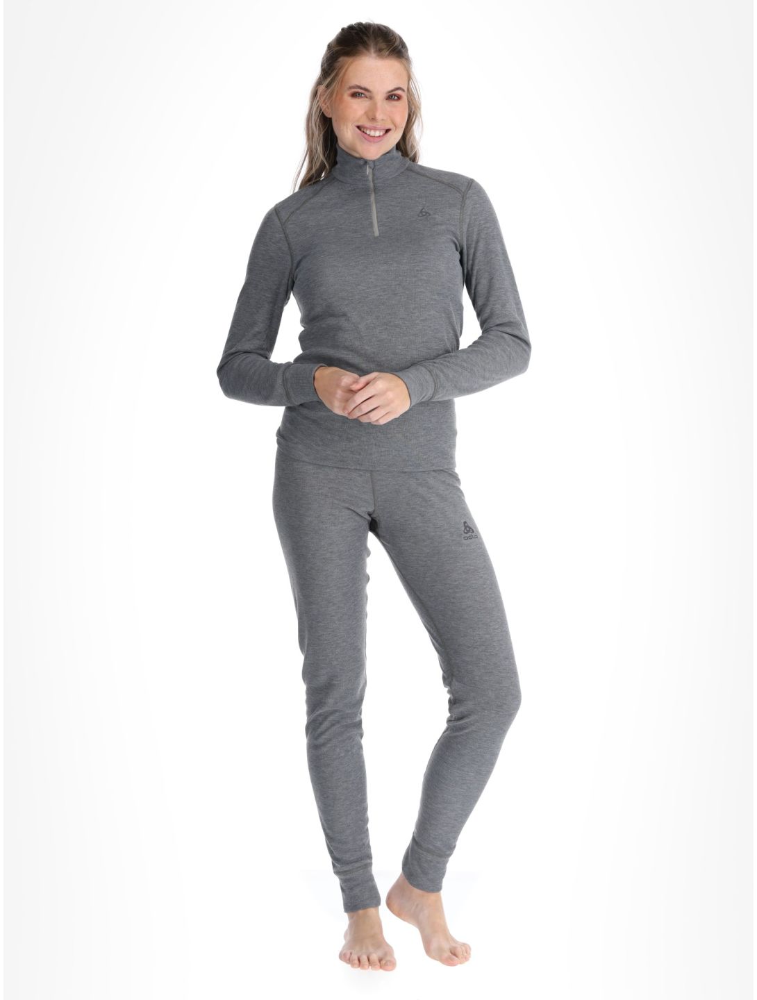 Odlo, Active Warm Eco pullover women Odlo Steel Grey Melange grey 