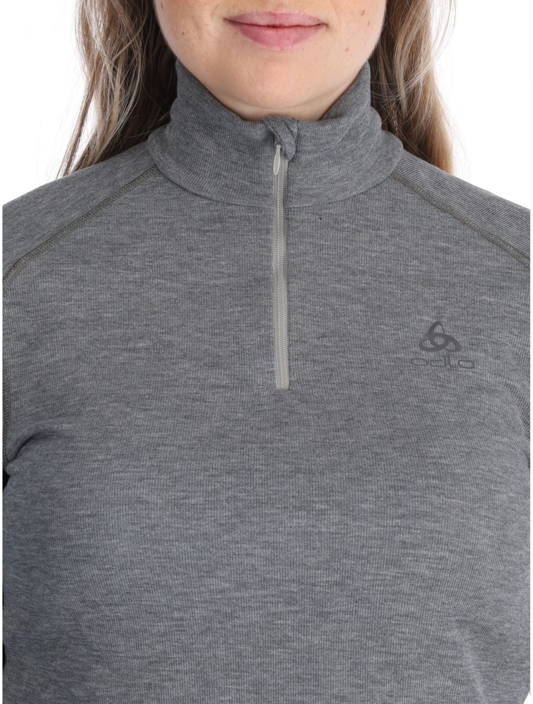 Odlo, Active Warm Eco pullover women Odlo Steel Grey Melange grey 