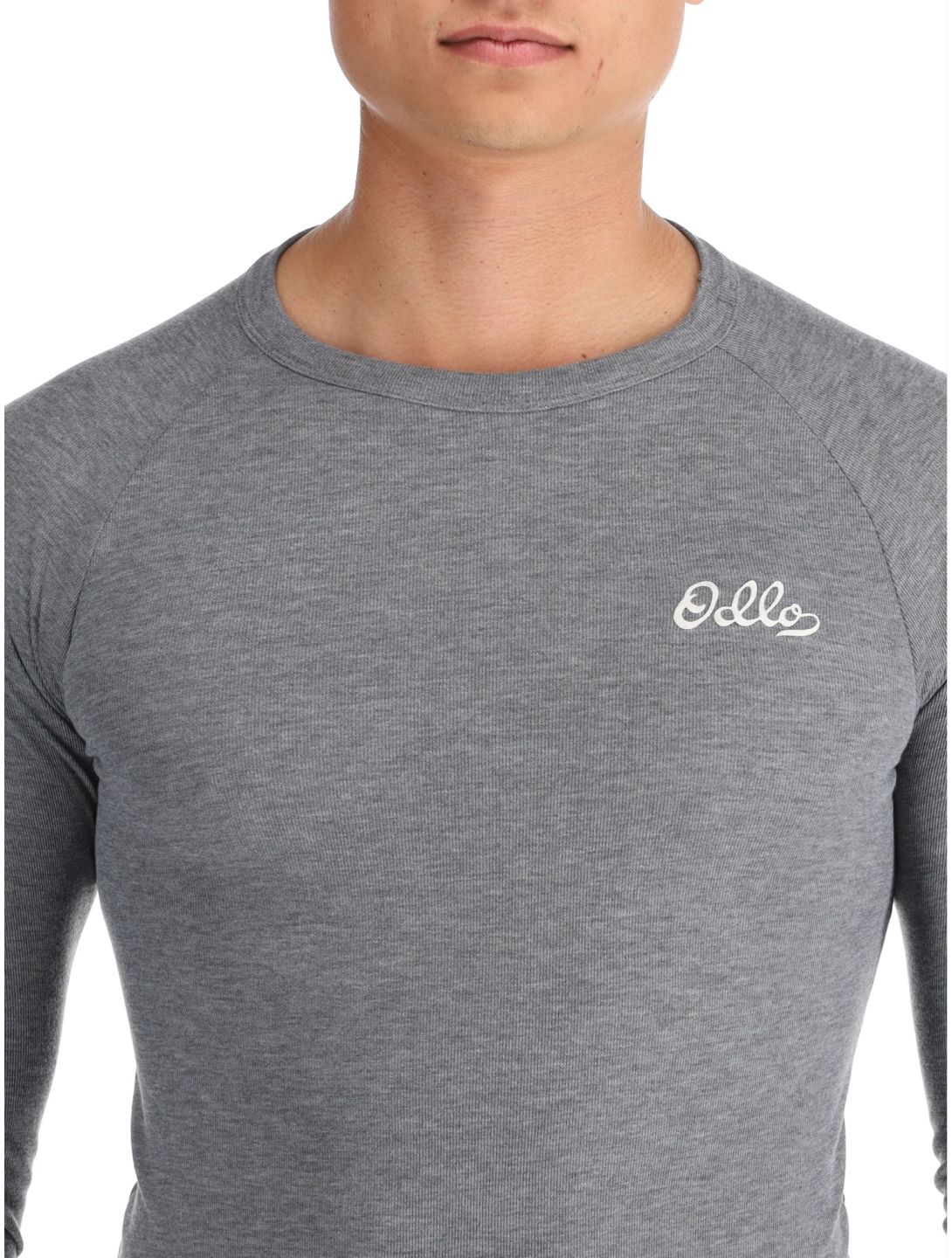 Odlo, Active Warm Originals thermal shirt men Odlo Steel Grey Melange grey 