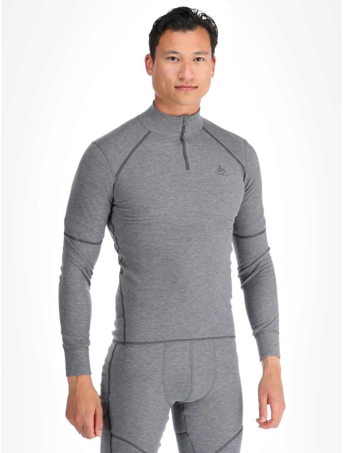 Odlo, Active X-Warm pullover men Odlo Steel Grey Melange grey 