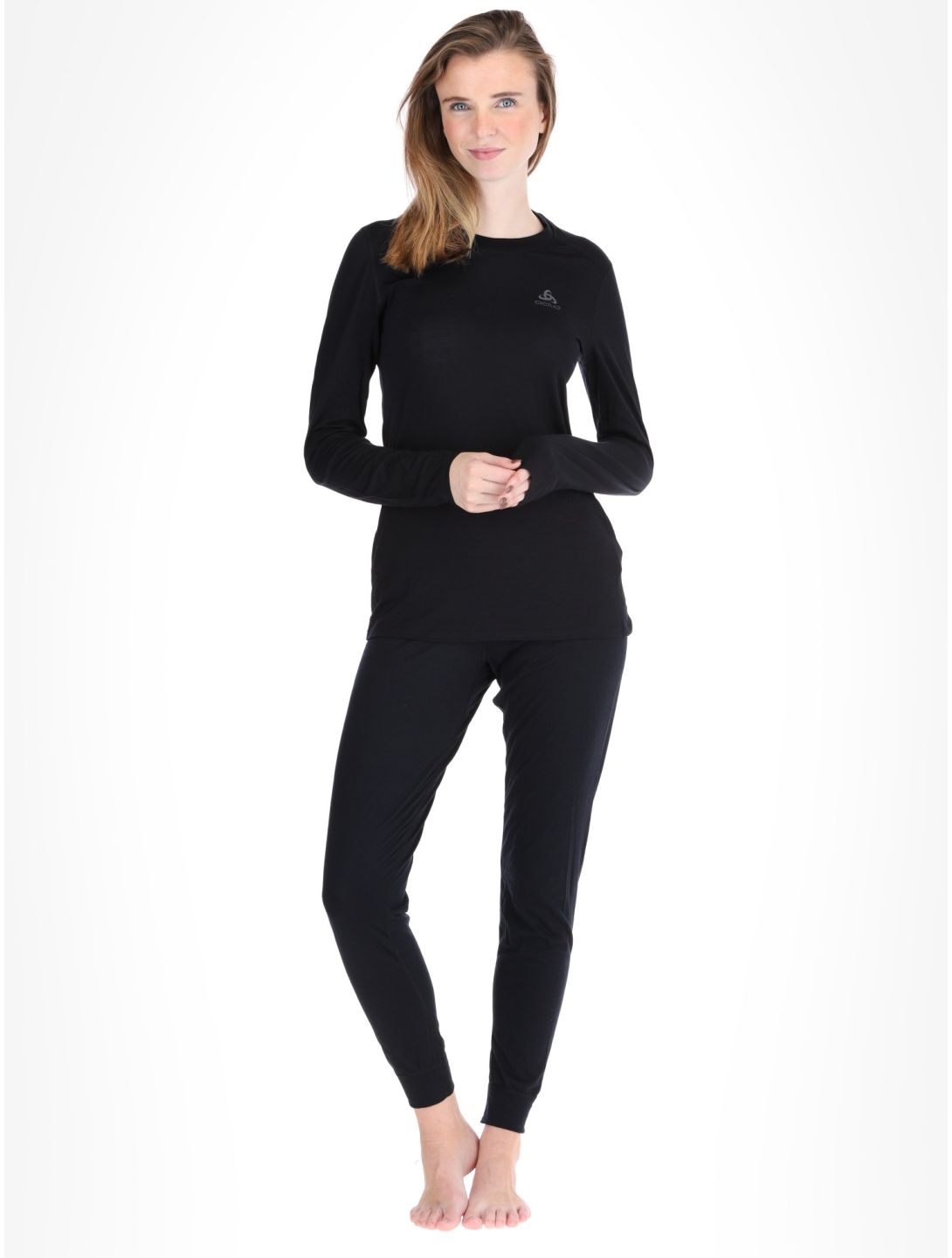 Odlo, Merino 160 thermal shirt women Black black 