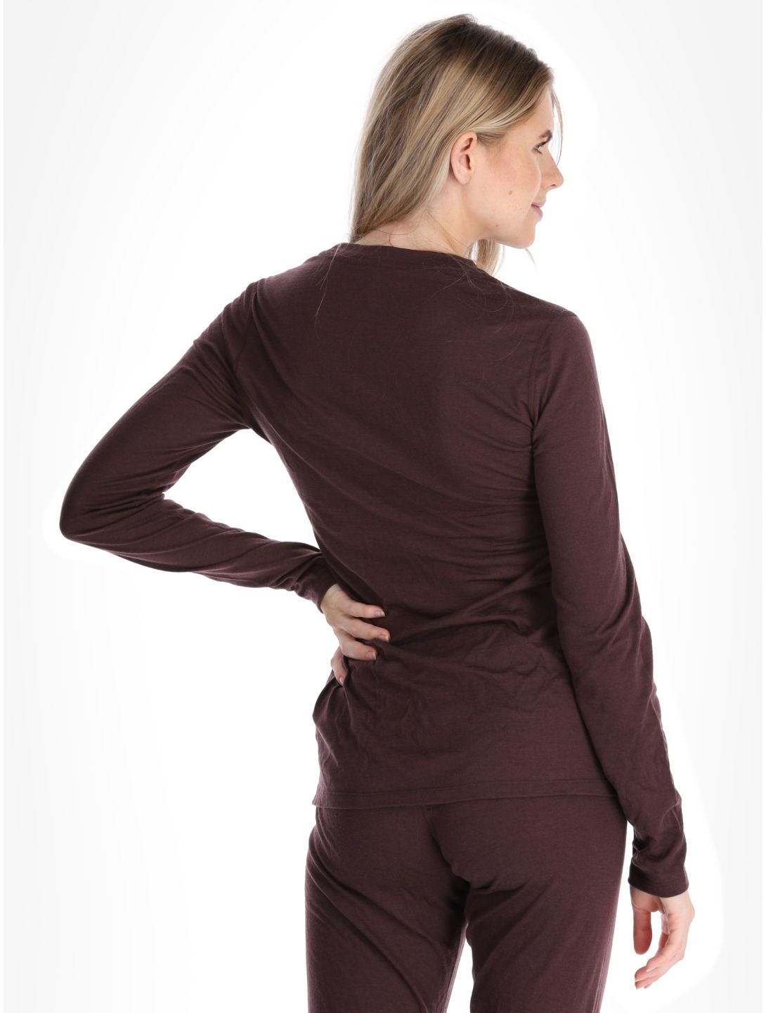 Odlo, Merino 160 thermal shirt women Fudge purple 