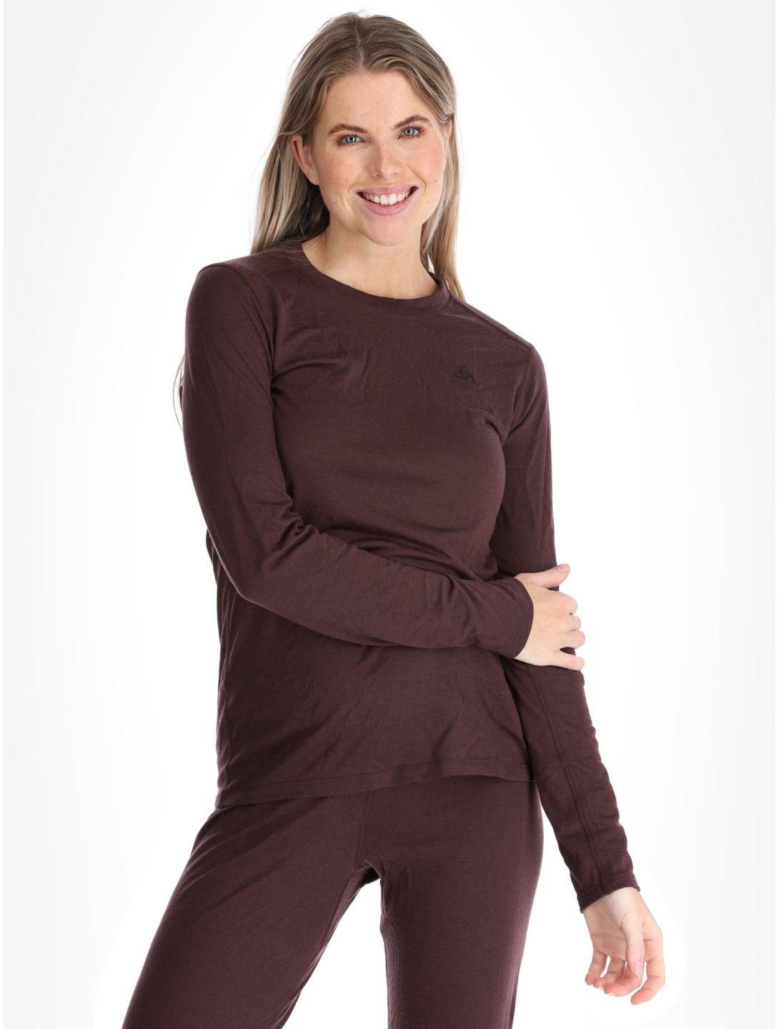 Odlo, Merino 160 thermal shirt women Fudge purple 