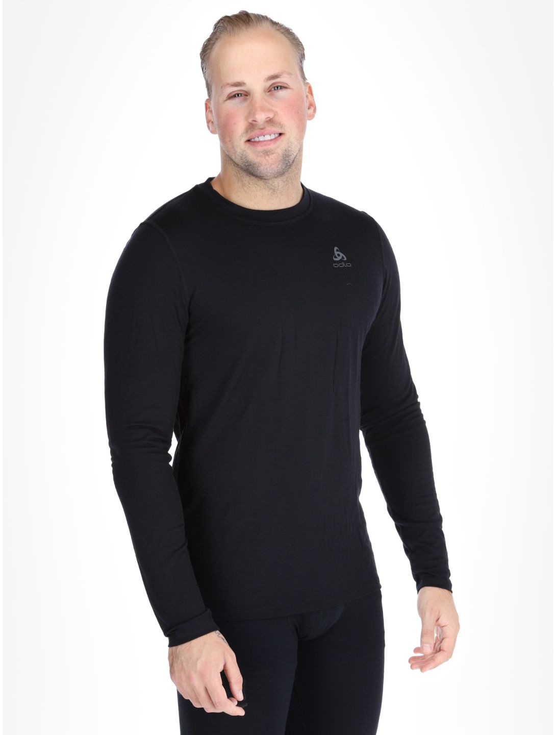 Odlo, Merino 160 thermal shirt men Black black 