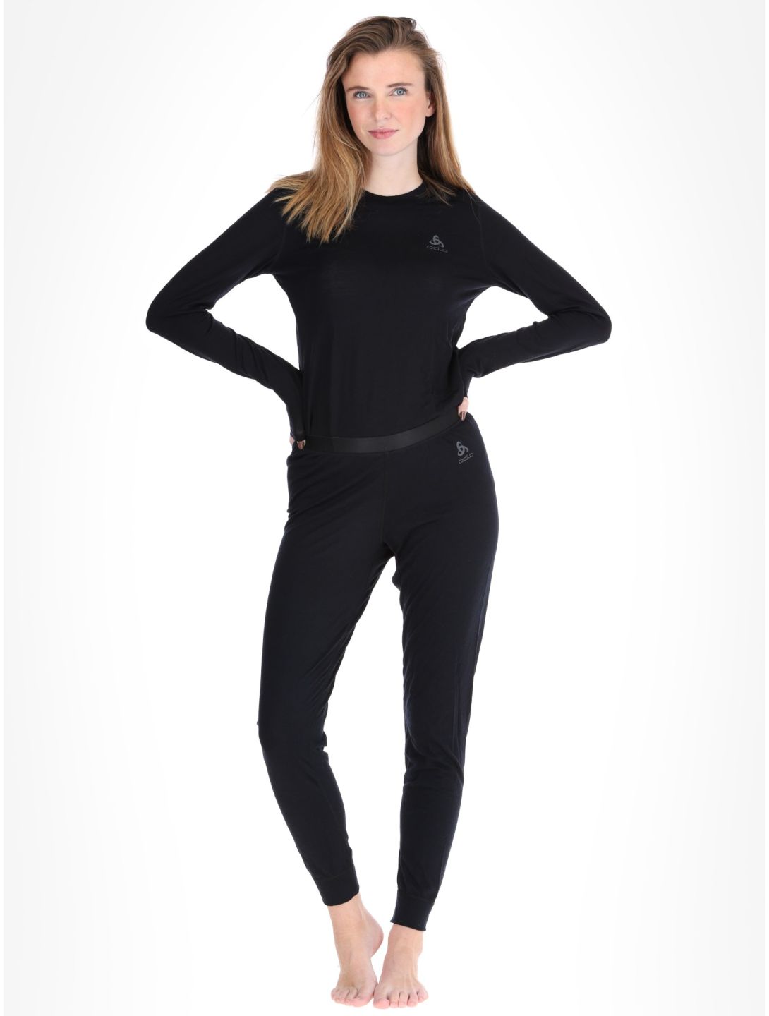 Odlo, Merino 160 thermal pants women Black black 