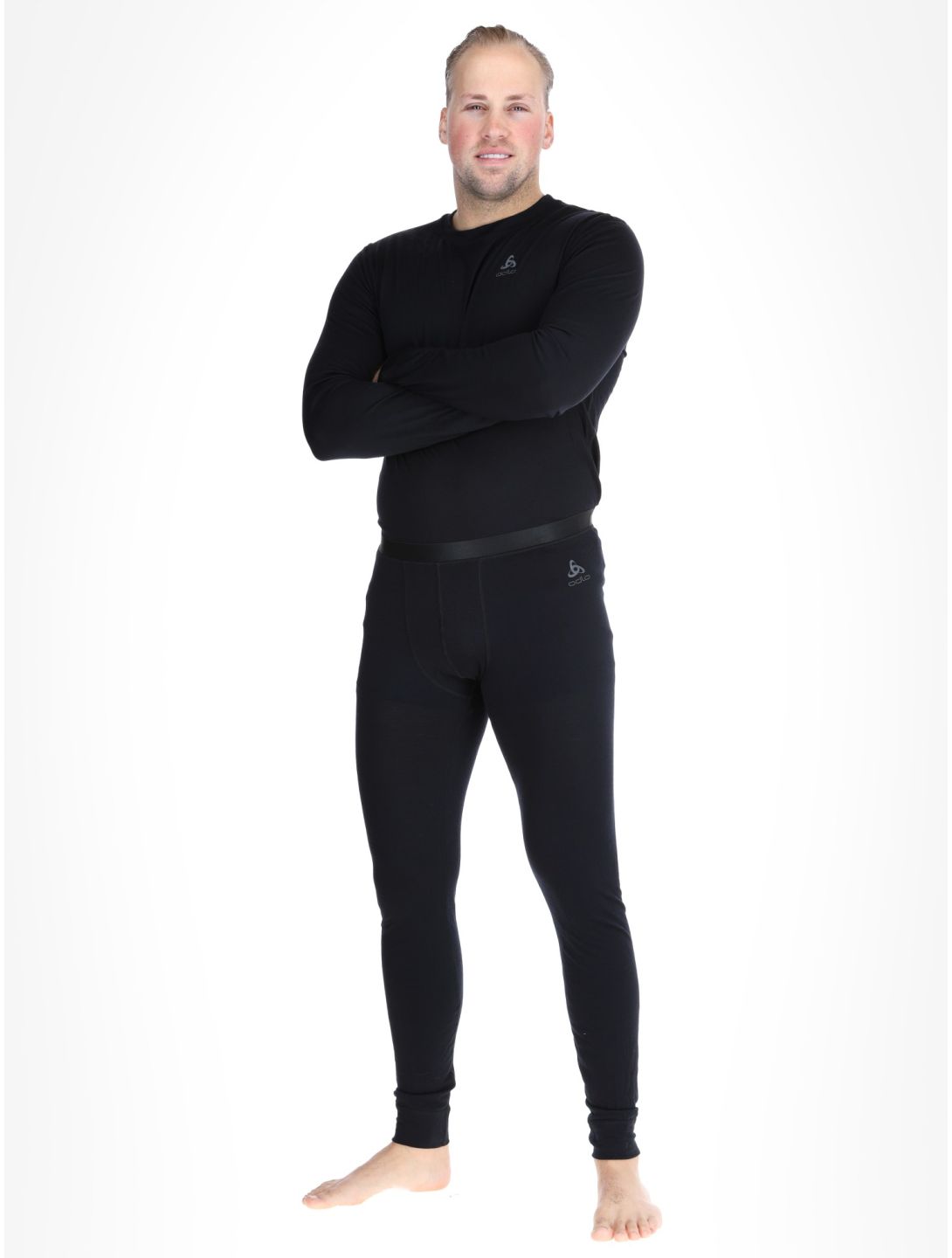 Odlo, Merino 160 thermal pants men Black black 