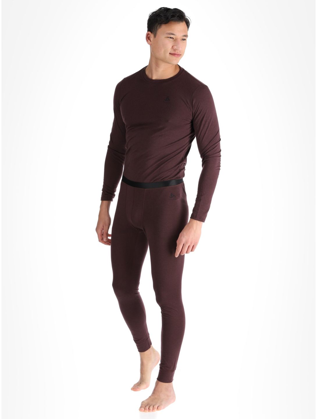 Odlo, Merino 160 thermal pants men Fudge purple 