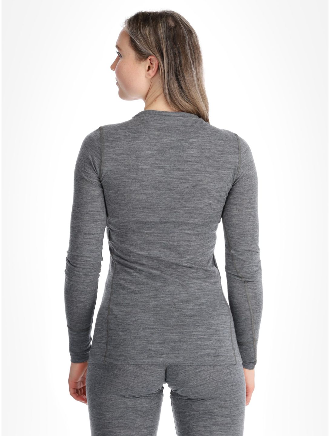 Odlo, Merino 200 thermal shirt women Odlo Steel Grey Melange grey 