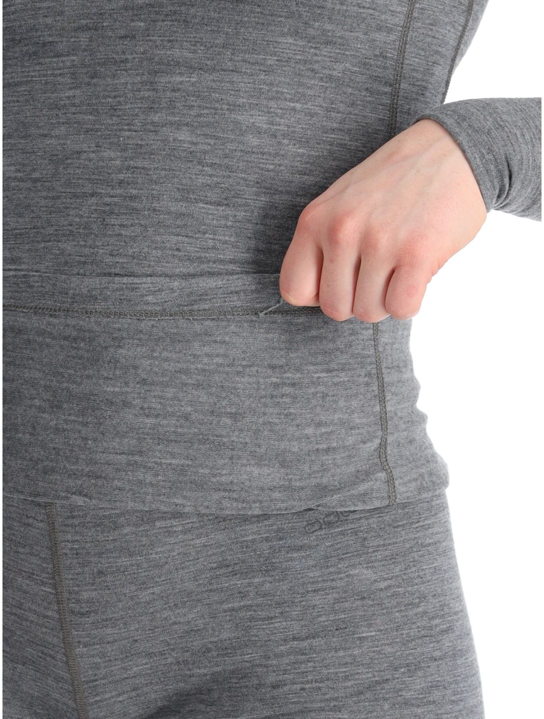 Odlo, Merino 200 thermal shirt women Odlo Steel Grey Melange grey 