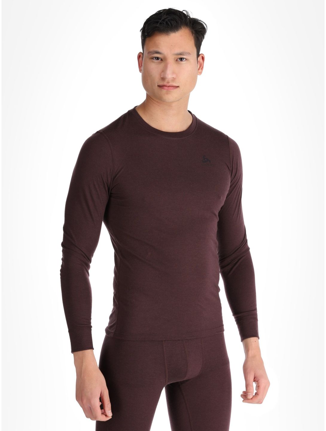 Odlo, Merino 200 thermal shirt men Fudge purple 