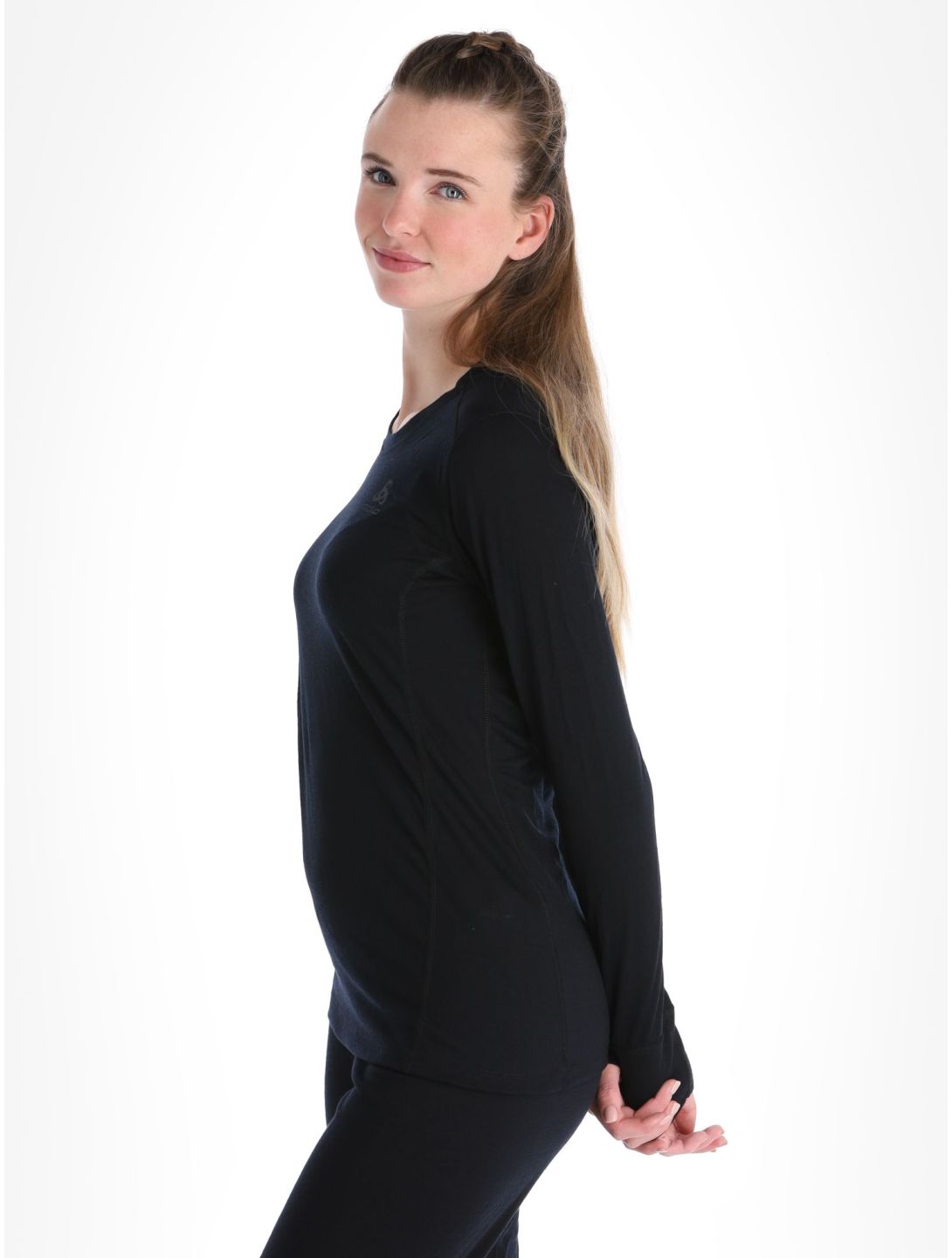 Odlo, Merino 200 thermal shirt women Black black 