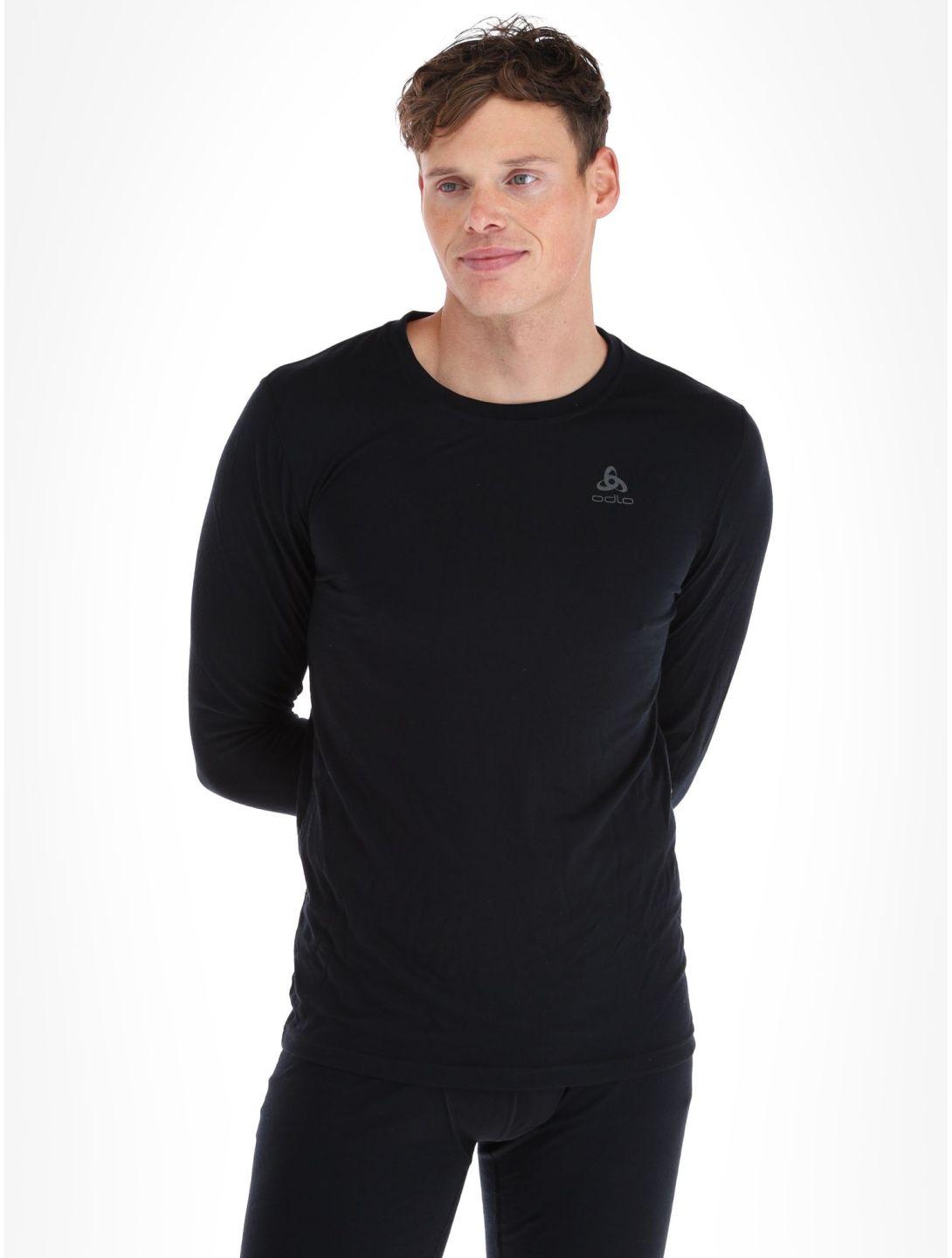 Odlo, Merino 200 thermal shirt men Black black 