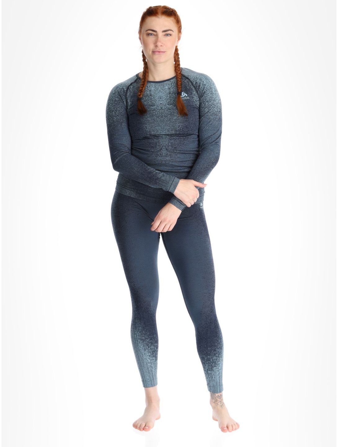 Odlo, Perfomance Eco thermal shirt women Provincial Blue blue 