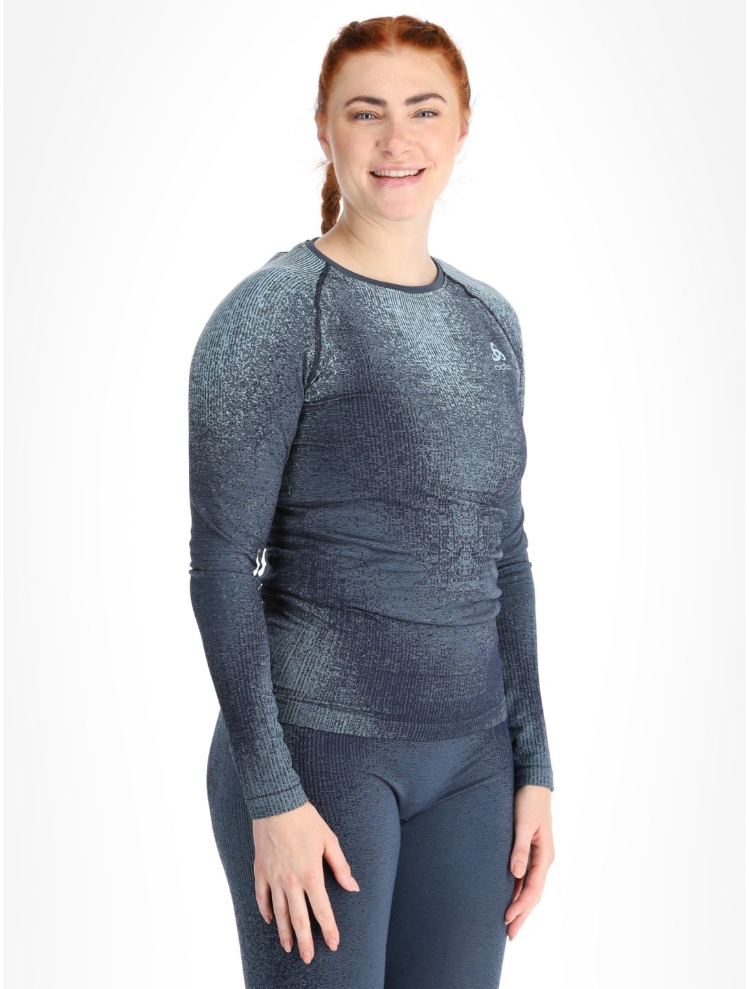 Odlo, Perfomance Eco thermal shirt women Provincial Blue blue 