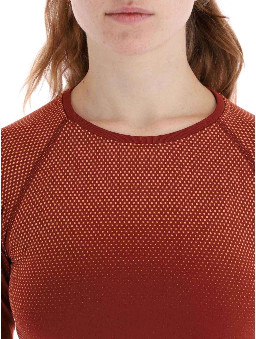 Odlo, Perfomance Light Eco thermal shirt women Spiced Apple burgundy 