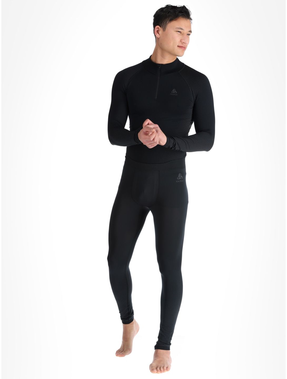 Odlo, Perfomance Light Eco thermal pants men Black black 