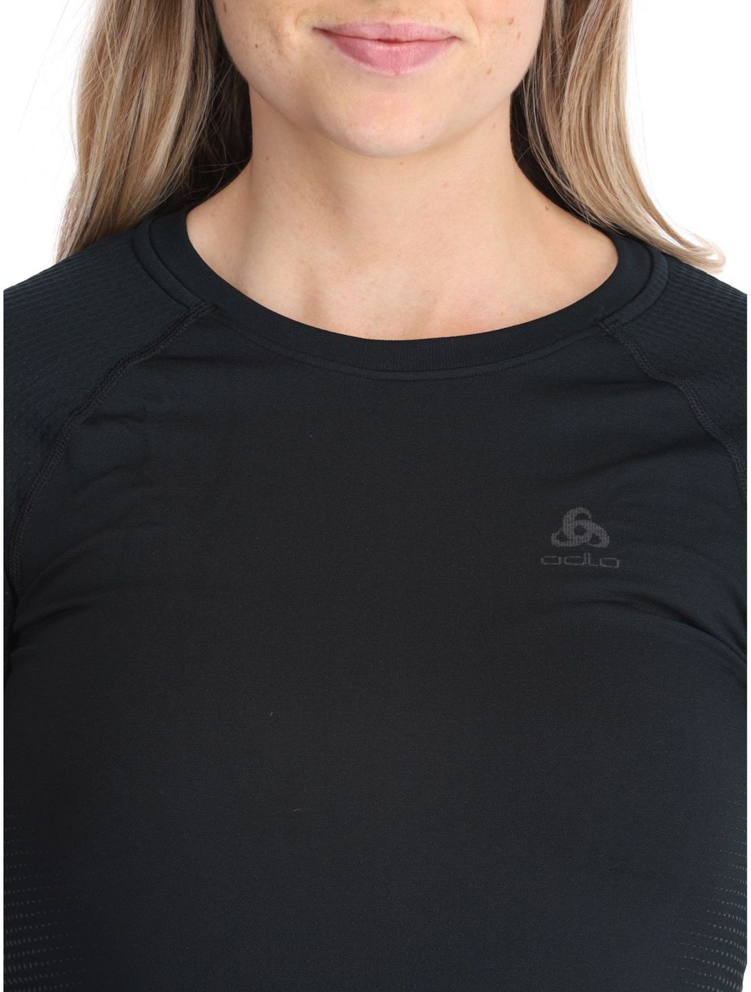 Odlo, Perfomance Warm Eco thermal shirt women Black - Odlo Graphite Grey black, grey 