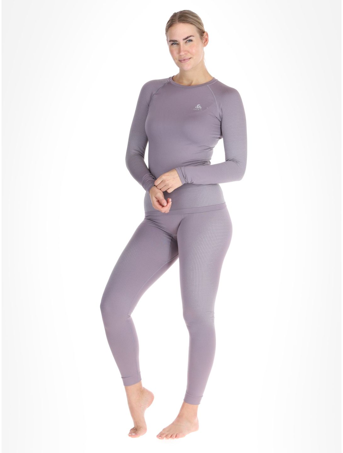 Odlo, Perfomance Warm Eco thermal shirt women Gray Ridge grey 