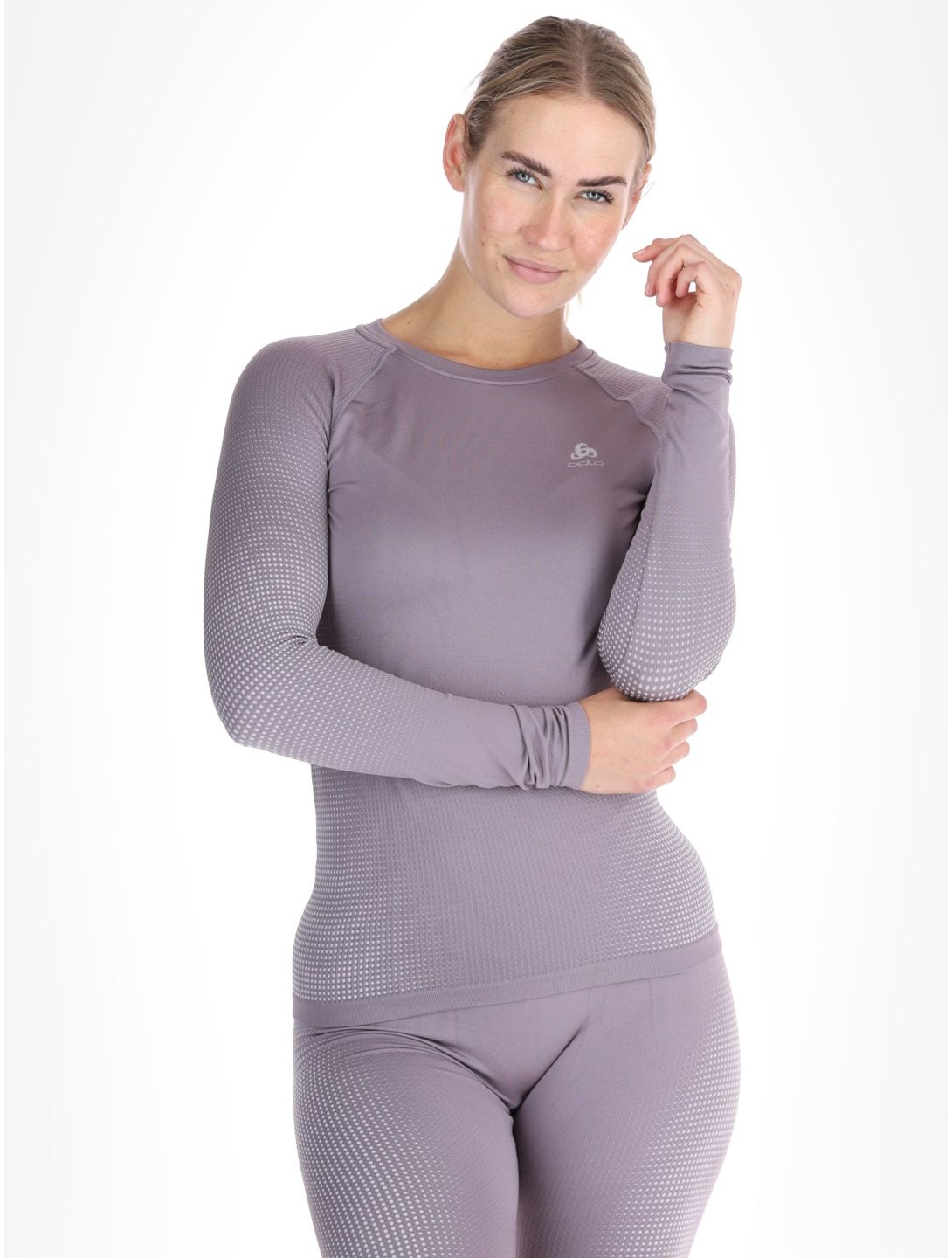 Odlo, Perfomance Warm Eco thermal shirt women Gray Ridge grey 