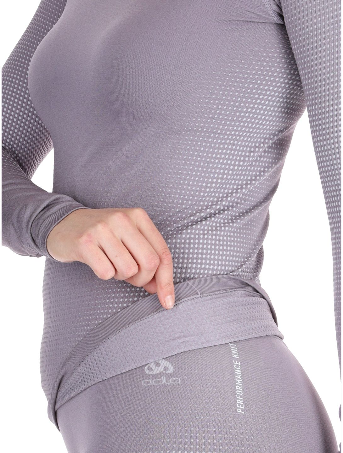 Odlo, Perfomance Warm Eco thermal shirt women Gray Ridge grey 