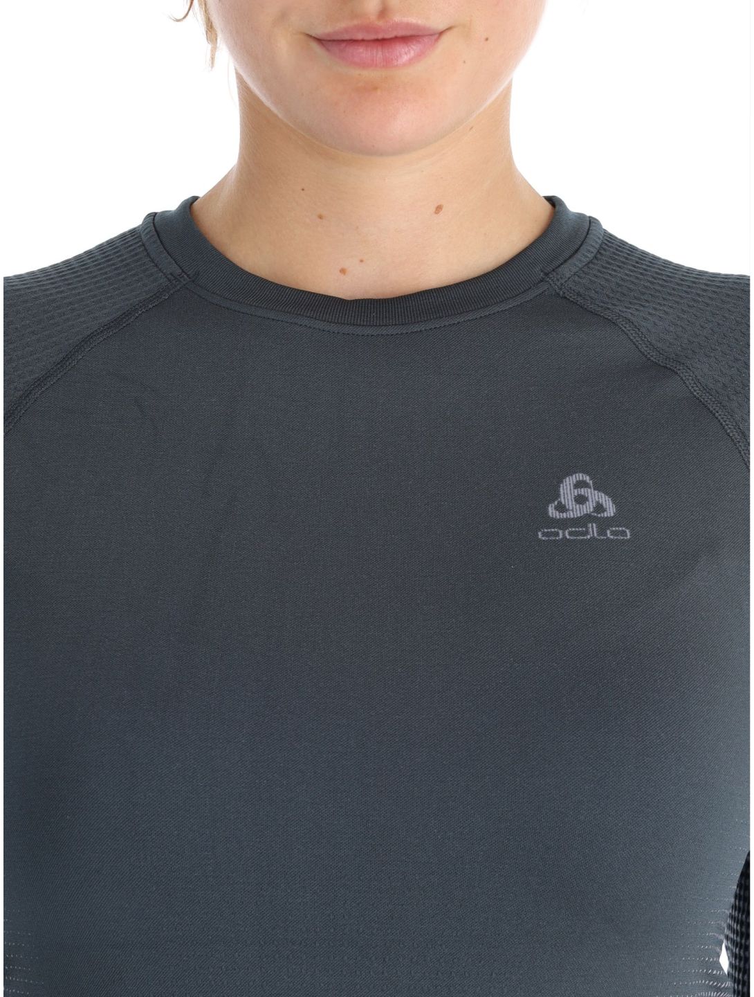 Odlo, Perfomance Warm Eco thermal shirt women India Ink grey 