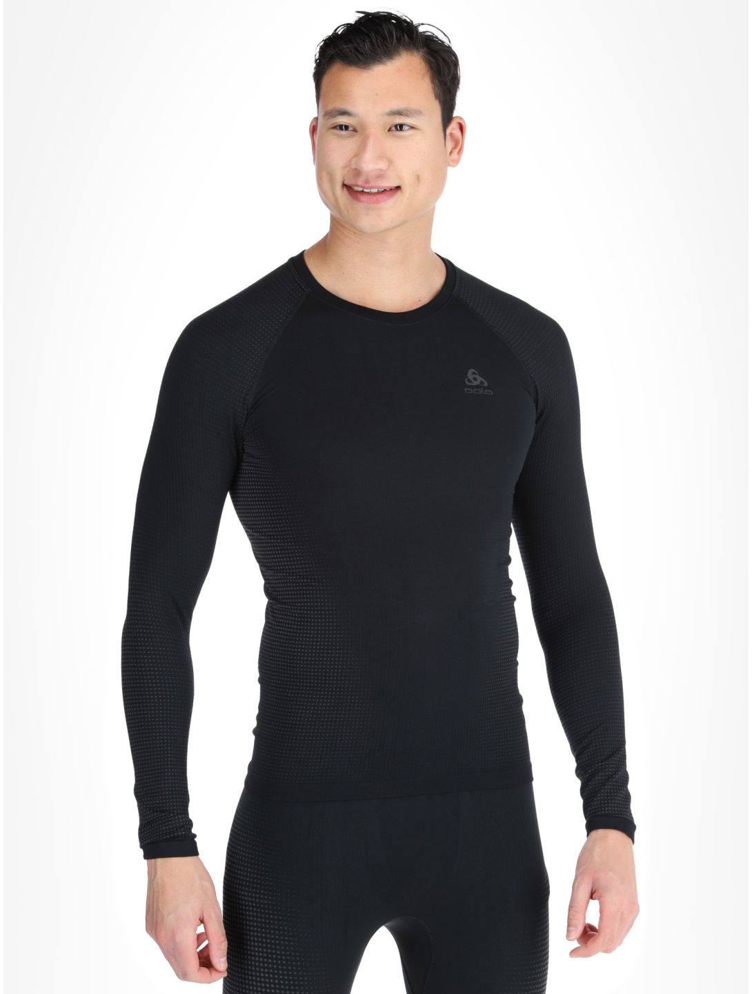 Odlo, Perfomance Warm Eco thermal shirt men Black - Odlo Graphite Grey black, grey 