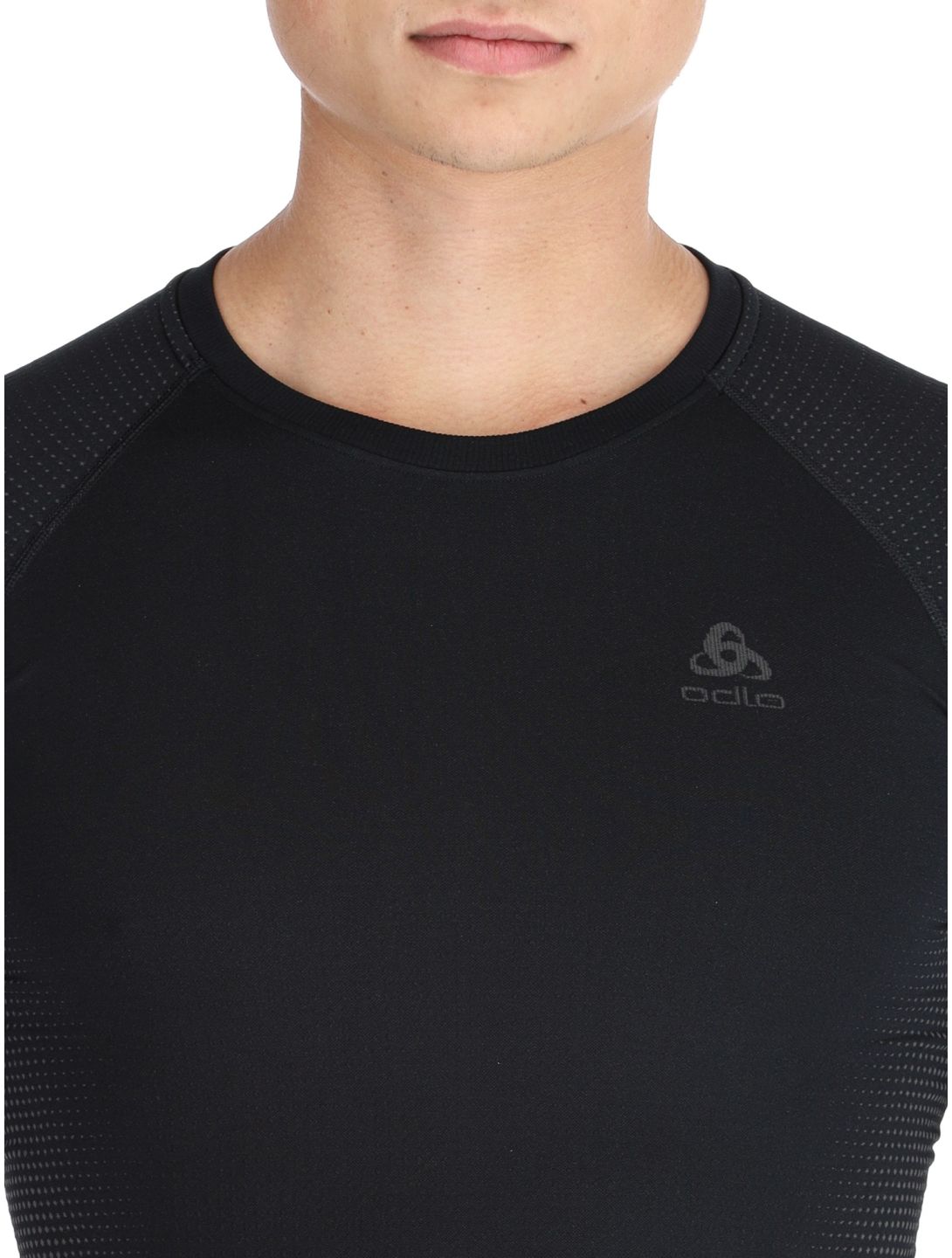 Odlo, Perfomance Warm Eco thermal shirt men Black - Odlo Graphite Grey black, grey 