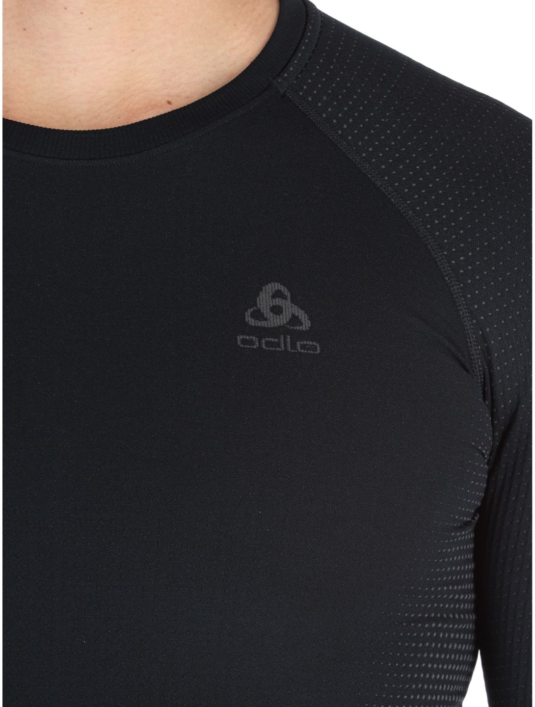 Odlo, Perfomance Warm Eco thermal shirt men Black - Odlo Graphite Grey black, grey 