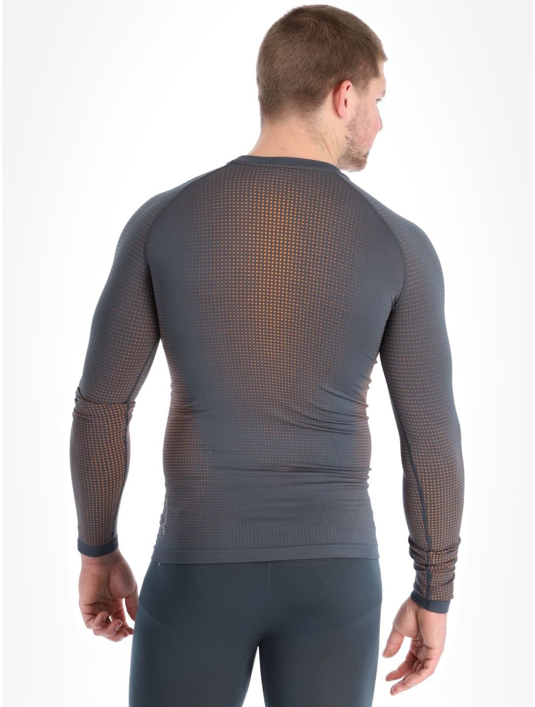 Odlo, Perfomance Warm Eco thermal shirt men India Ink grey 