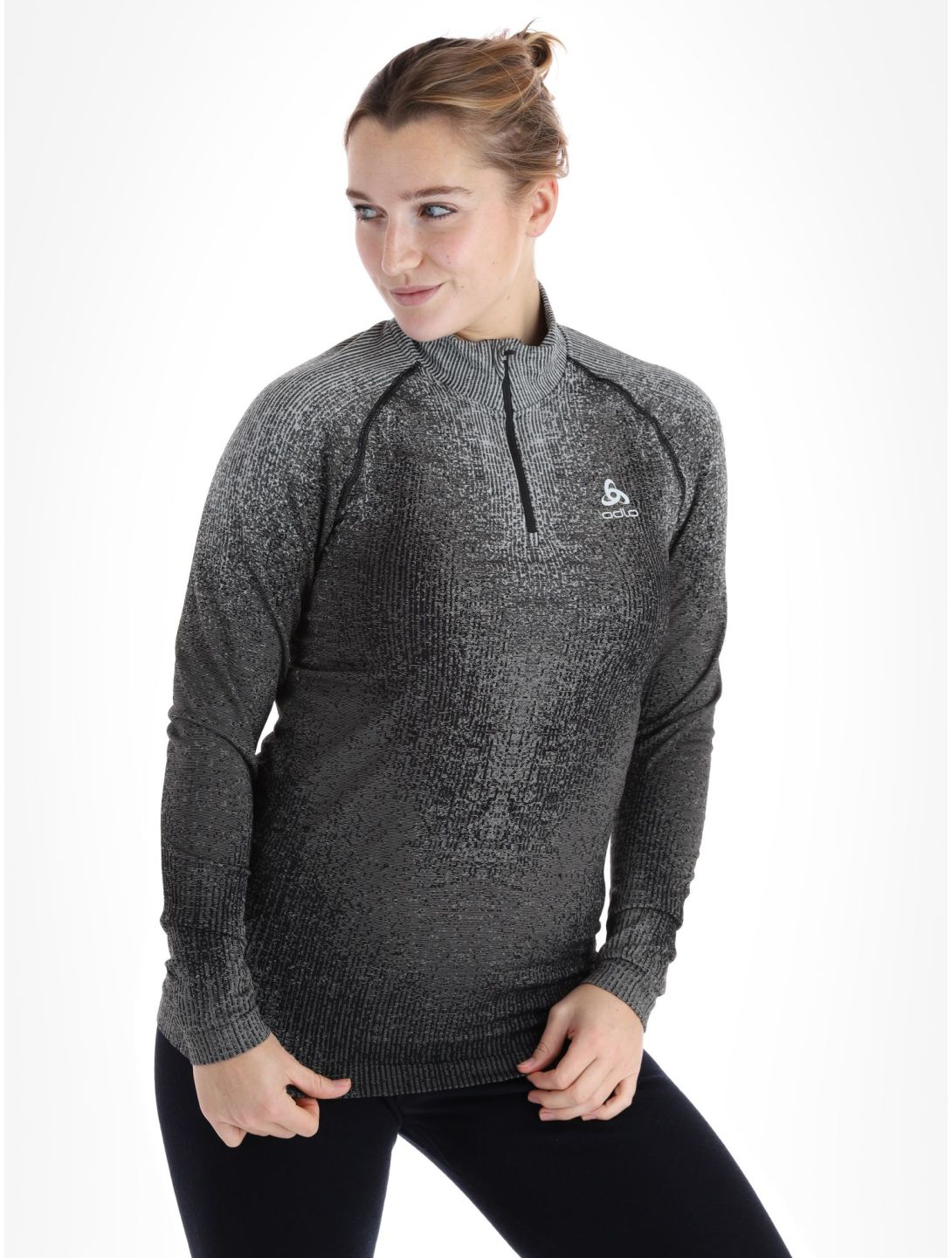 Odlo, Perfomance Zip Blackcomb Eco pullover women Black black 