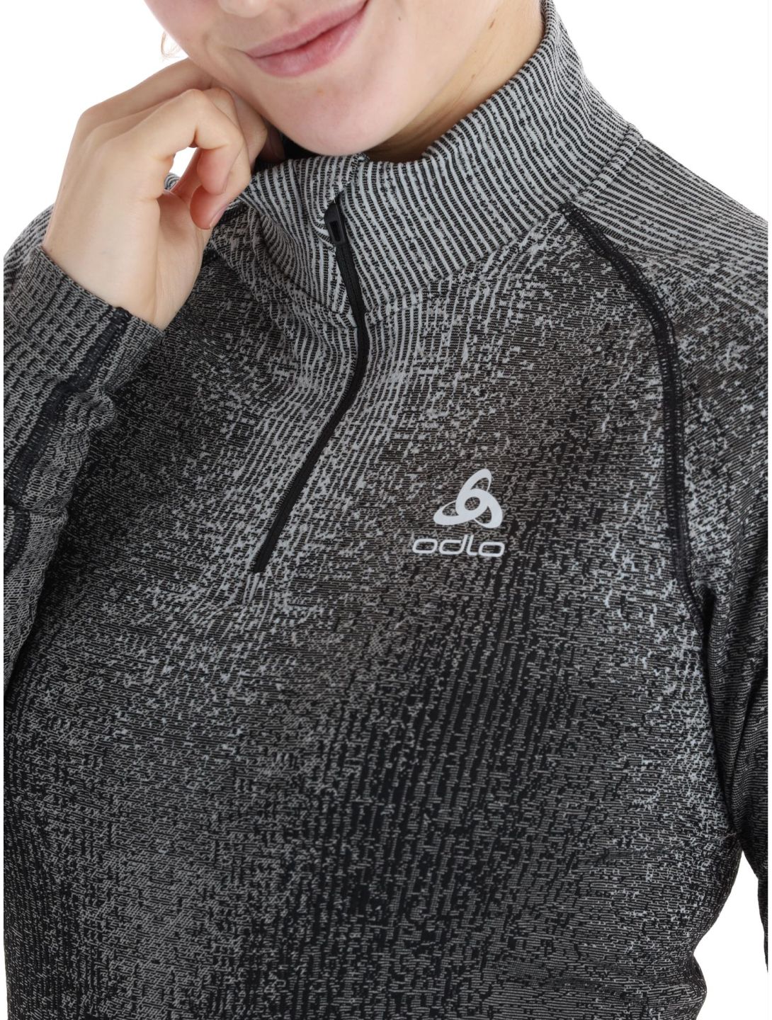 Odlo, Perfomance Zip Blackcomb Eco pullover women Black black 