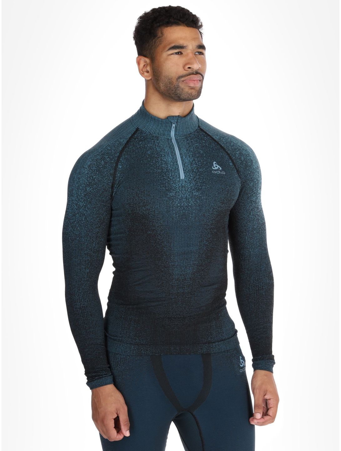 Odlo, Perfomance Zip Blackcomb Eco pullover men Provincial Blue blue 